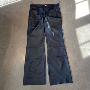 Black Leather Pants